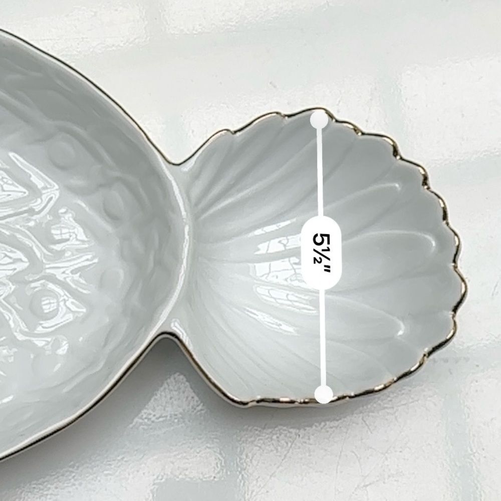 Lilly Pulitzer for Target Porcelain Pineapple Serving Bowl - White with Gold Rim - Picture 13 of 15